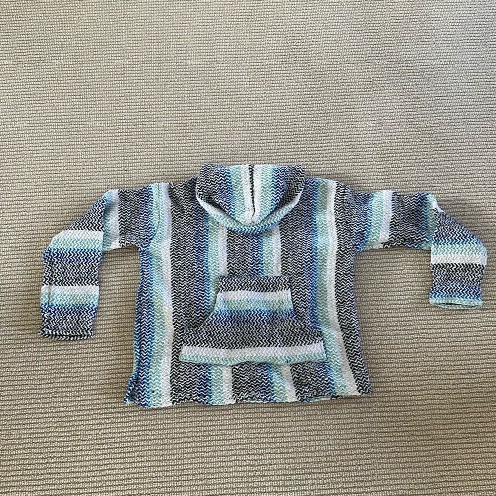 Vintage woven hoodie